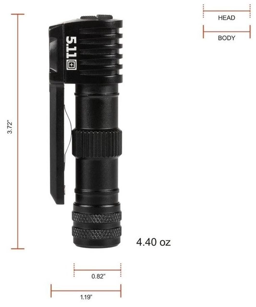 5.11 Tactical Rapid HL 1AA Headlamp 53415 10 5.11 Tactical Rapid HL 1AA Headlamp 53415 - Image 10