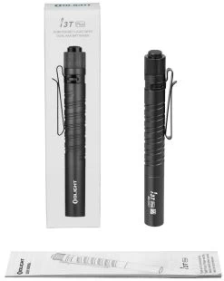 Olight Black I3T PLUS Slim Pocket Light -Outdoor Lighting Store olight black i3t plus slim pocket light i3tplus 23323.1652372333