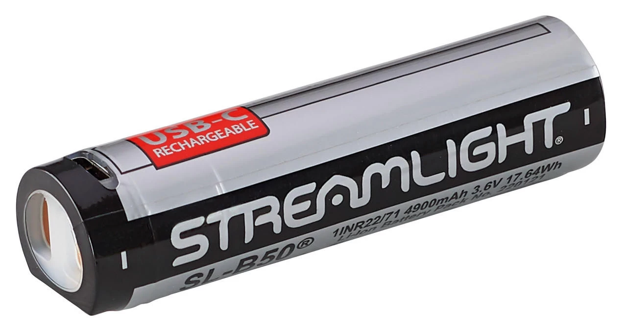 Streamlight SL-B50 USB-Rechargeable Lithium-Ion Battery 1 Streamlight SL-B50 USB-Rechargeable Lithium-Ion Battery